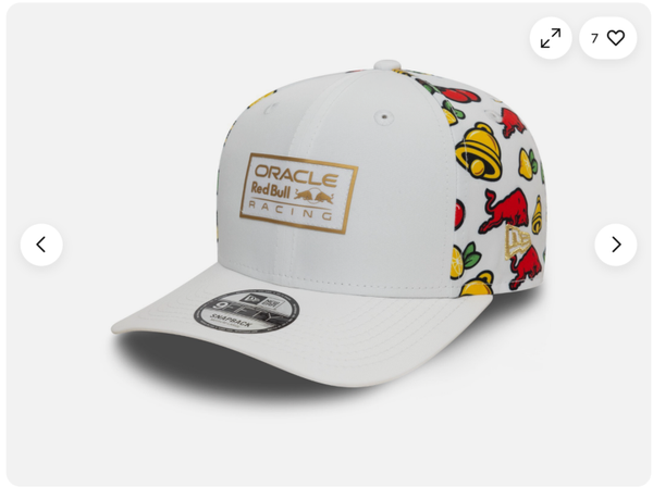 Red Bull Racing F1 Special Edition Team Las Vegas GP Hat White