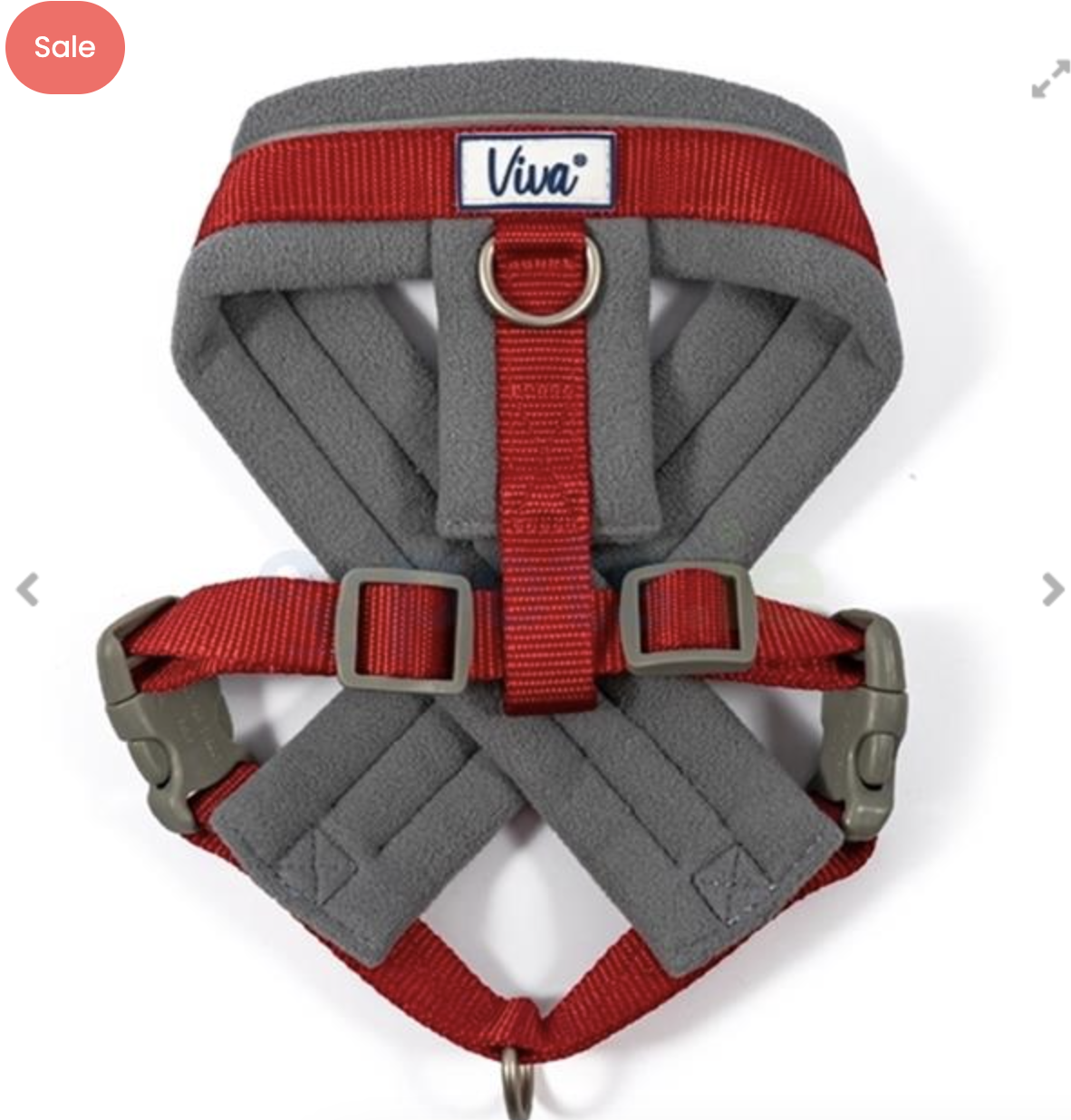 AncolViva - Padded Dog Harness - Red
