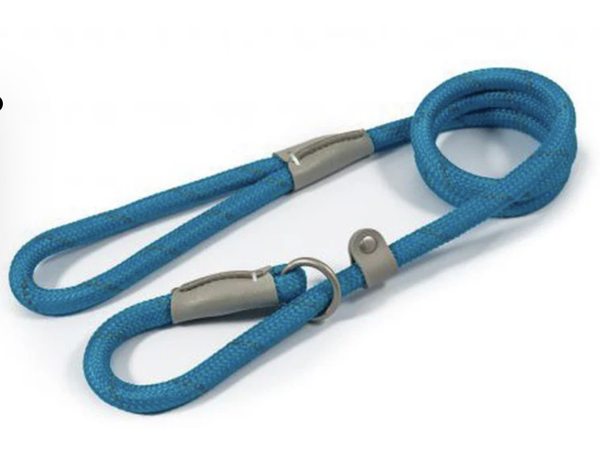 Ancol Viva Slip Lead Blue 12mm x 1.5m