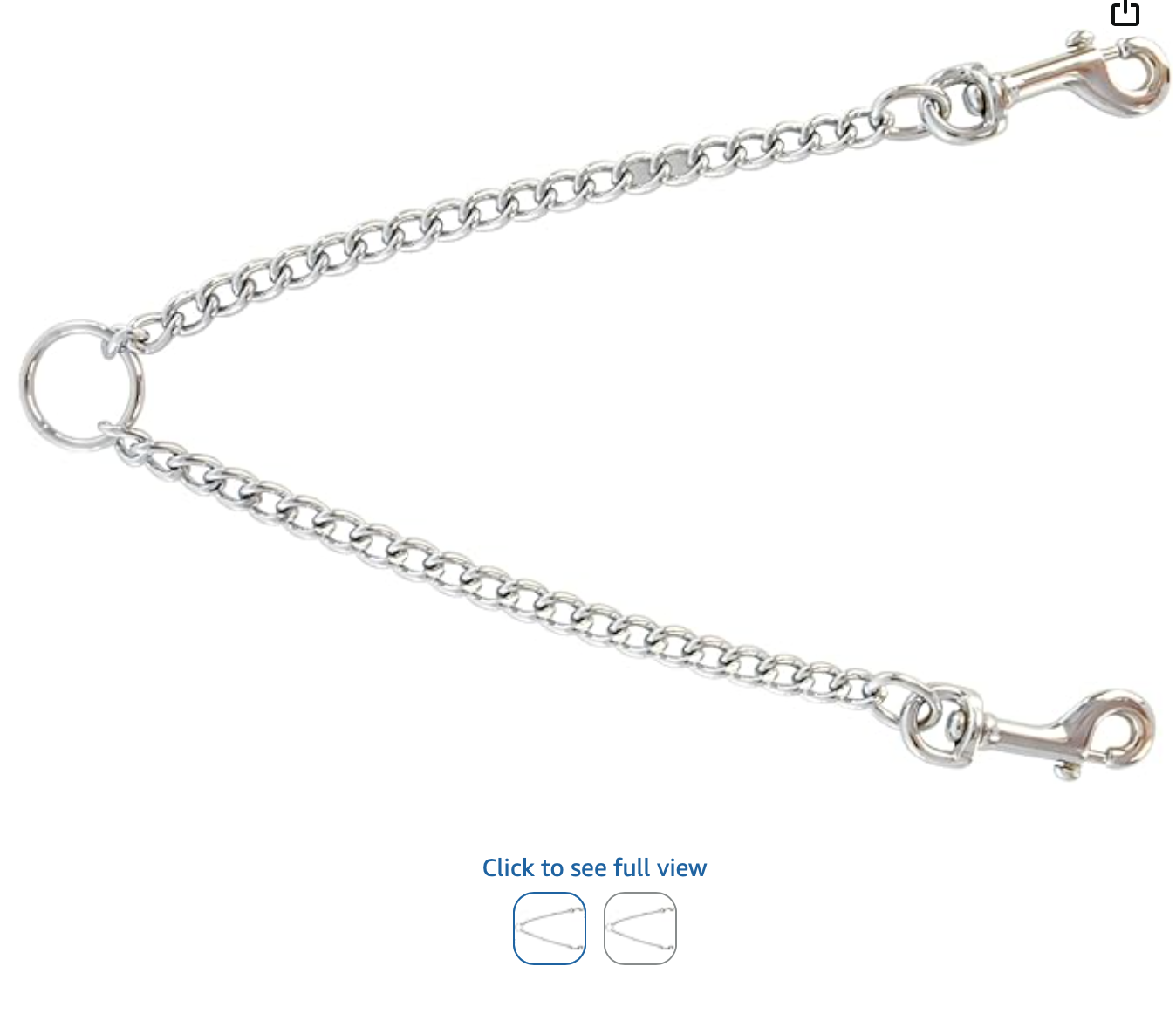 Ancol Chain Coupler For Two Dogs - 24cm