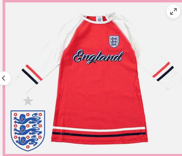 Official England Raglan Dress – Wear the Pride