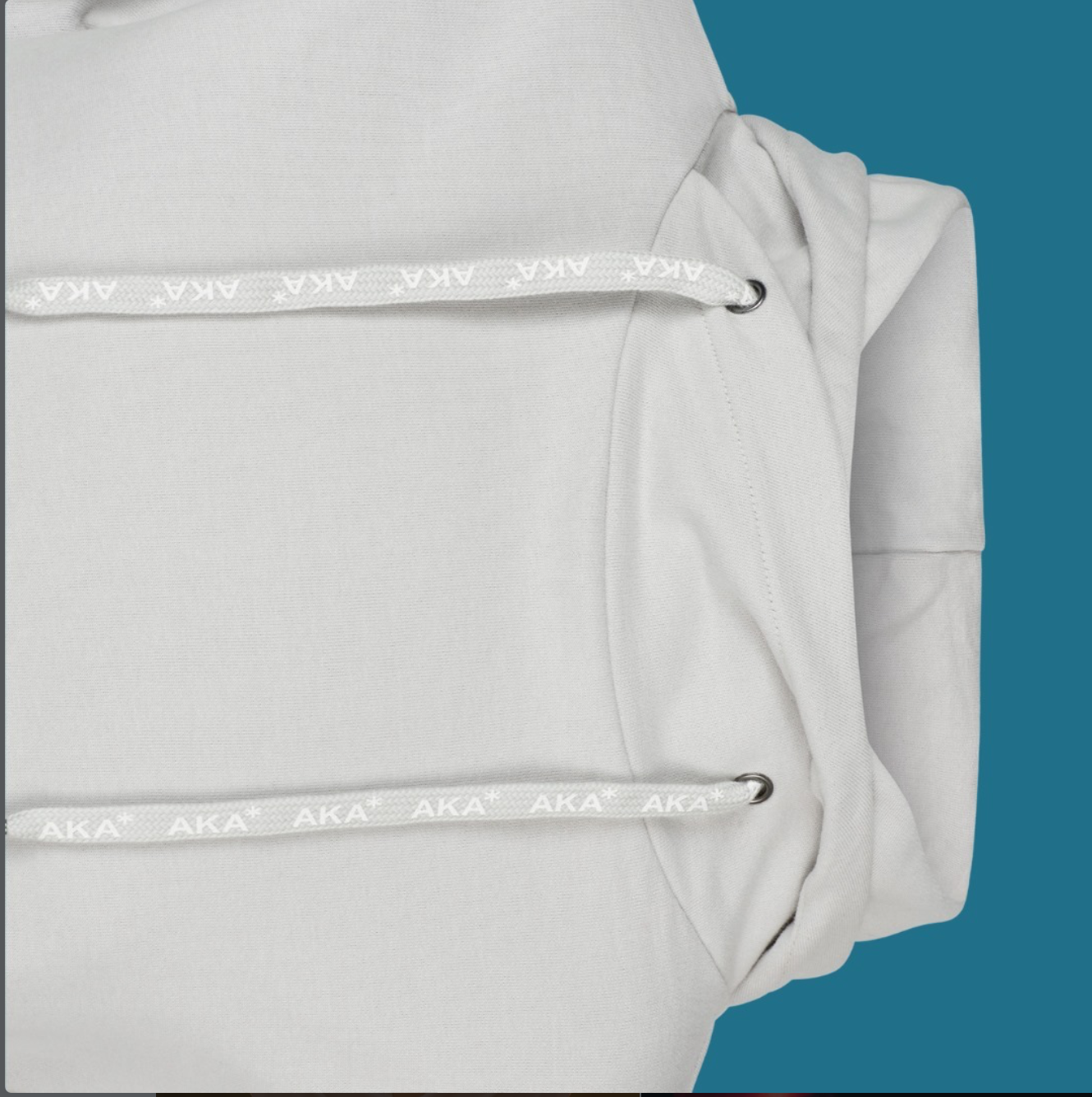 AKA Crop Hoodie – Cement Grey