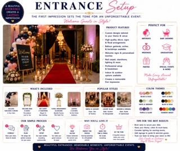 Full entrance setup
