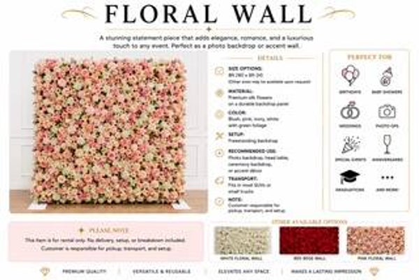 Floral wall