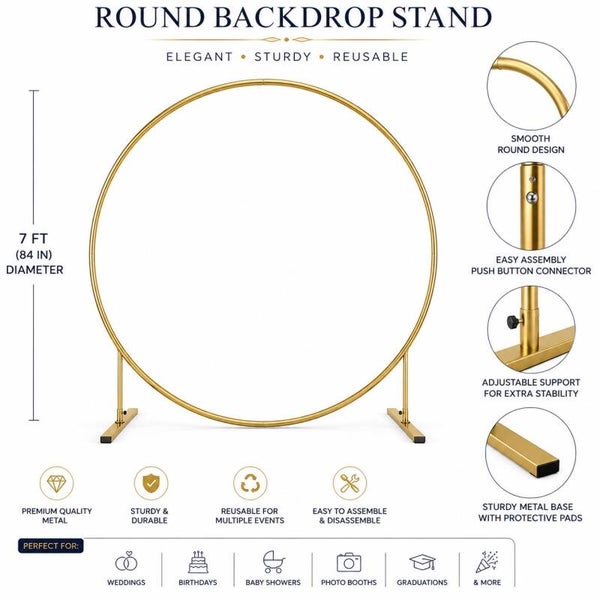 Round Backdrop Stand