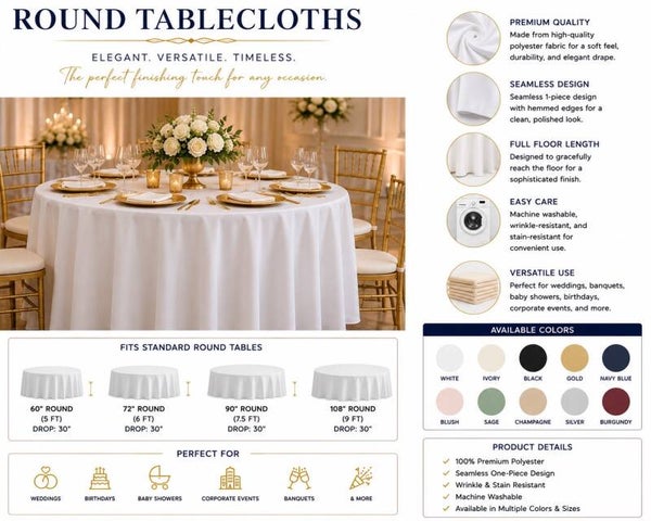 Round Tablecloth
