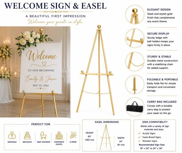 Welcome sign