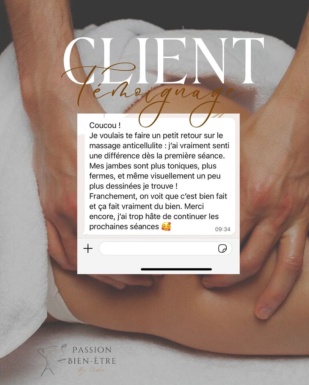 Témoignage client massage anti-cellulite