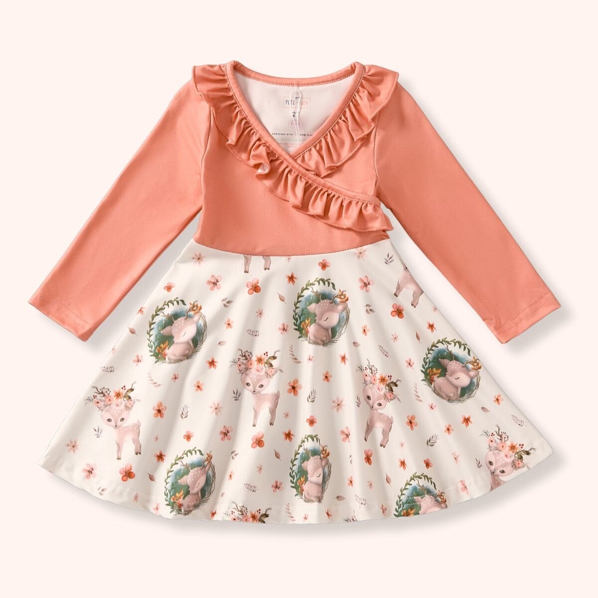 Peach girl dress