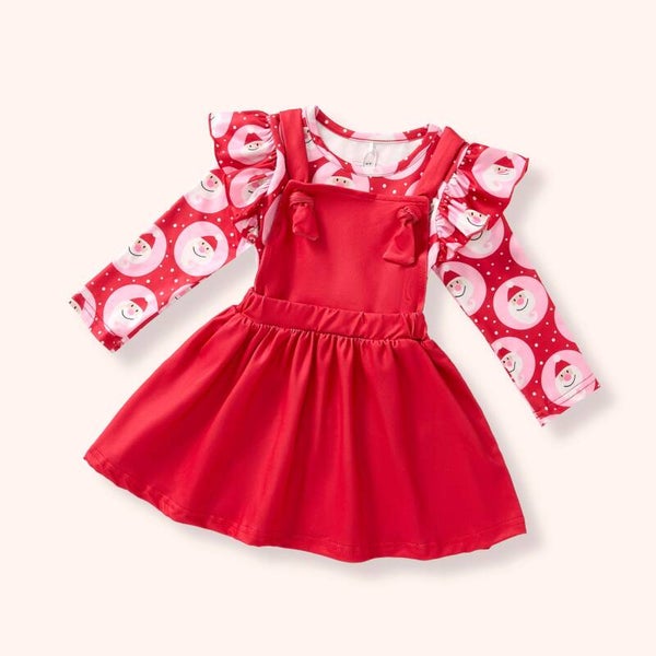 Girl Santa dress