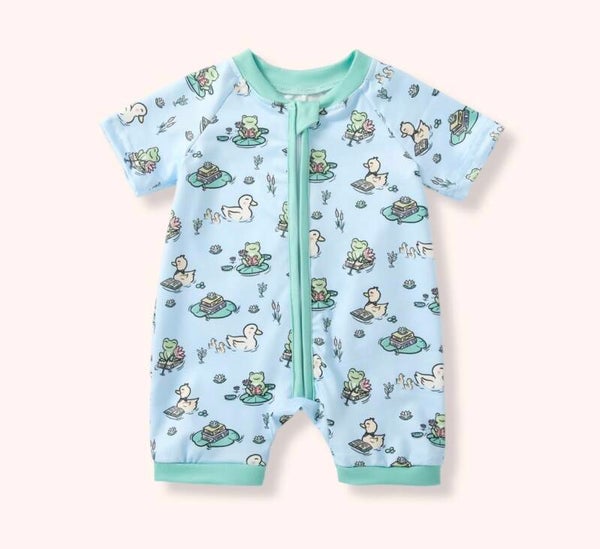 Pond Pals Boy Infant Romper