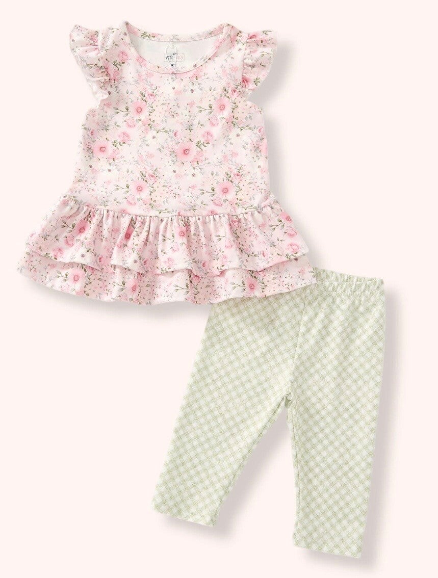 Green Capri Set