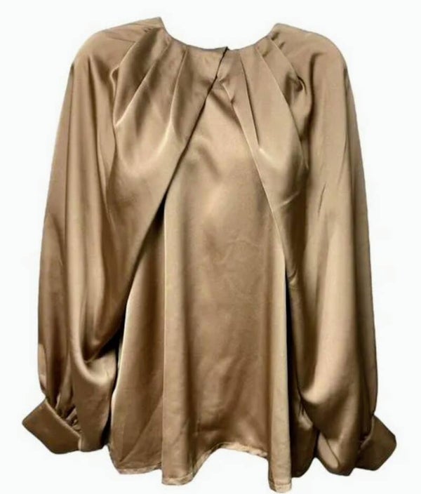 Blouse Delux Beige One Size 38/44