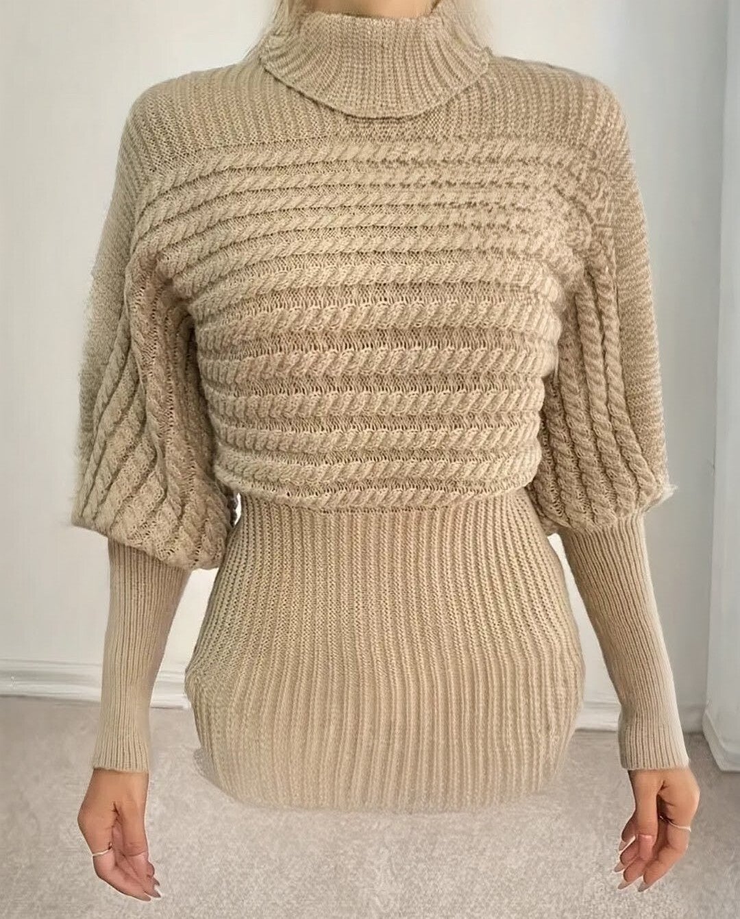 Col trui Geel/Beige M, L, XL