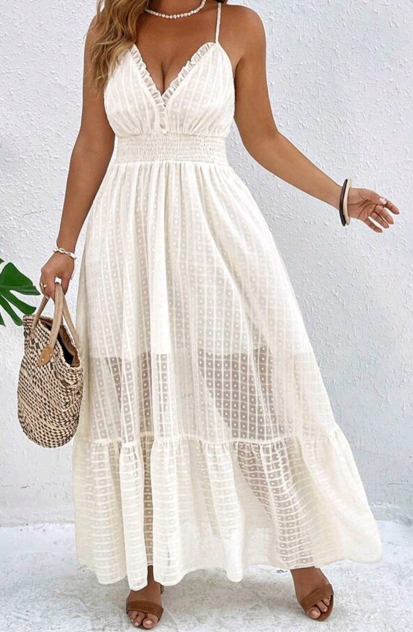 Zomer jurk lang Plus Size