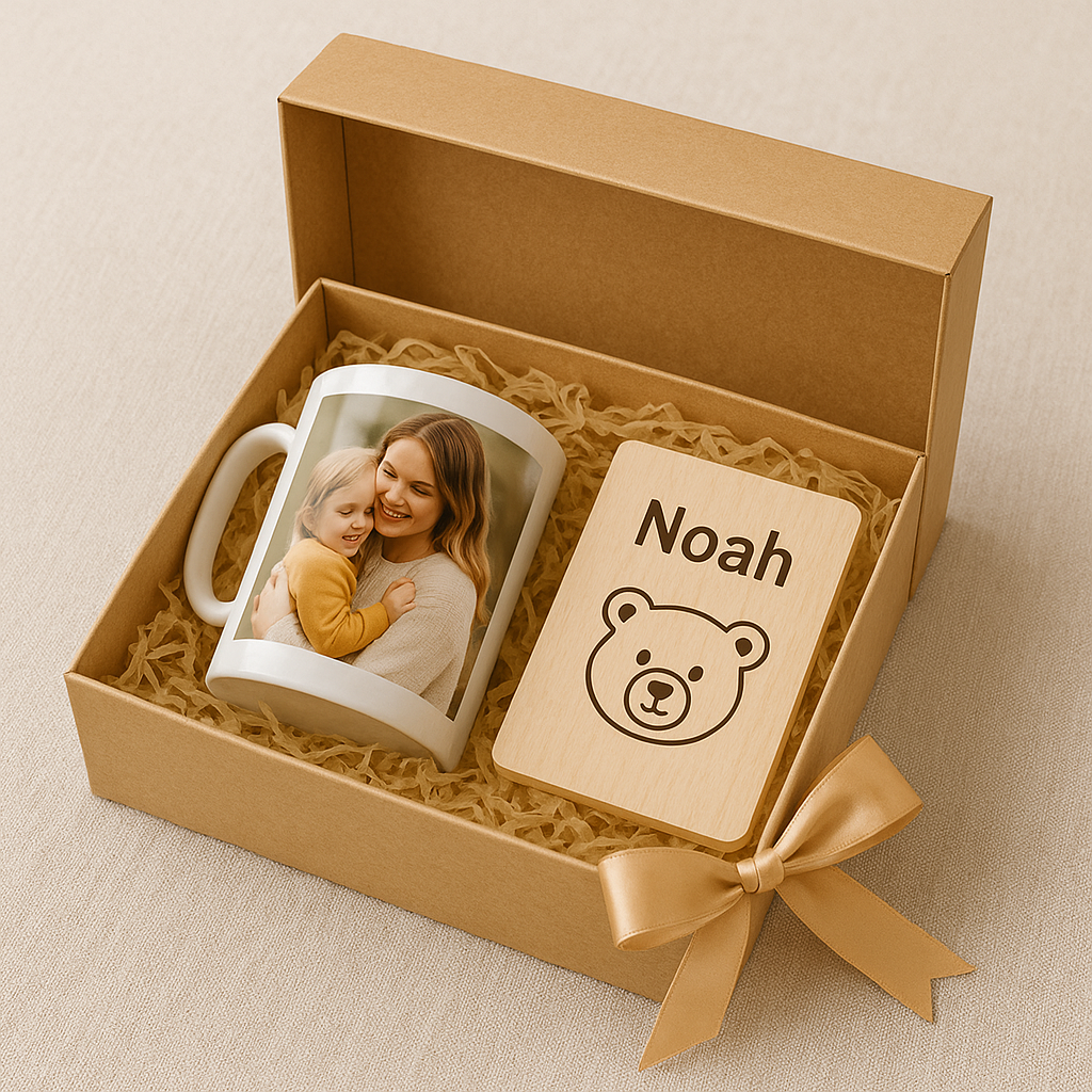 Coffret Cadeau : Mug + Porte-Clés – Le duo parfait à offrir