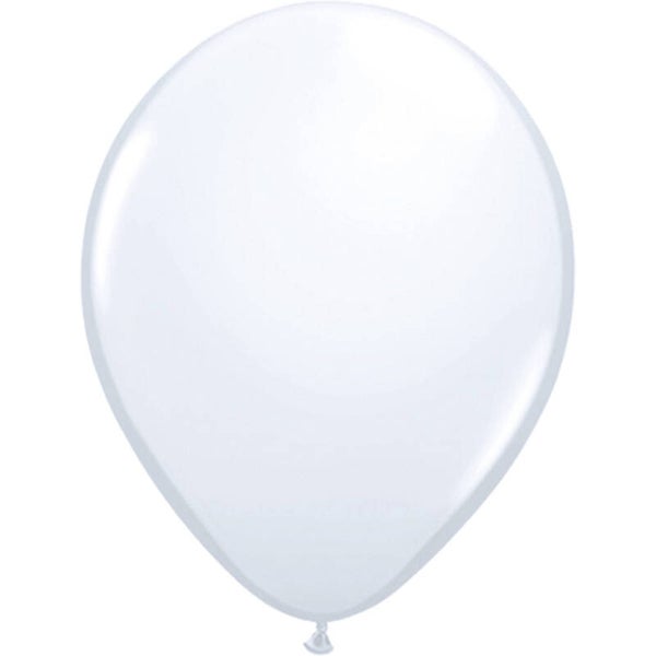 Ballonnen wit 50 stuks