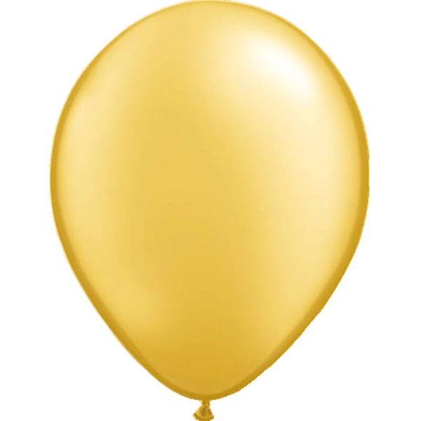 Ballonen  metallic Goud 100 stuks