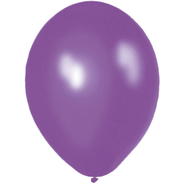 Ballonnen paars 50 stuks