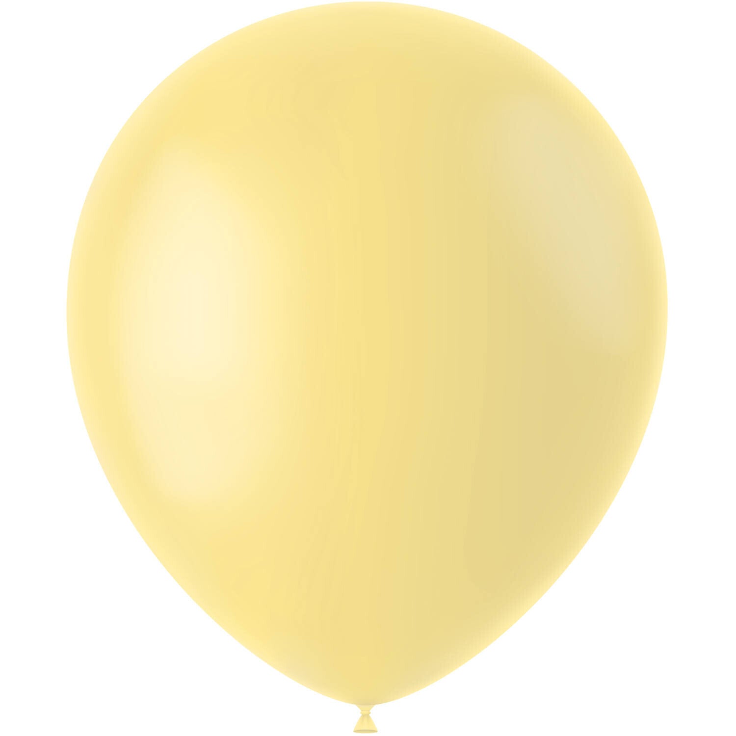 Ballonnen Powder Yellow Mat 100 stuks