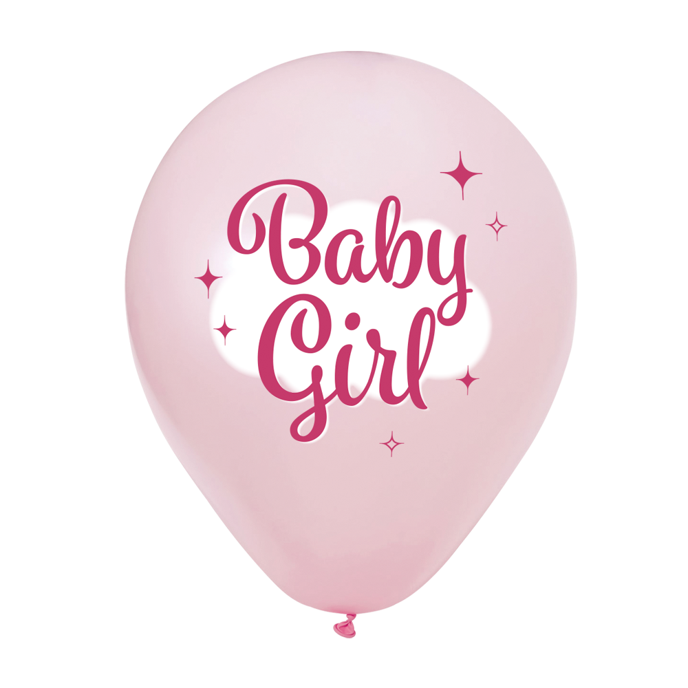 Ballonnen Baby Girl Roze