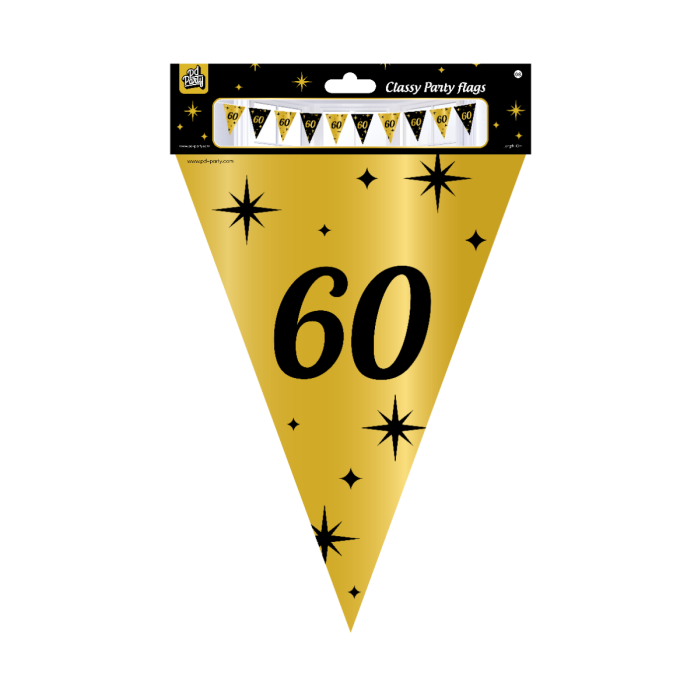 Classy Party Vlaggenlijn 60 jaar