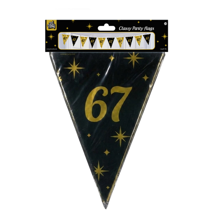 Classy Party Vlaggenlijn 67 jaar