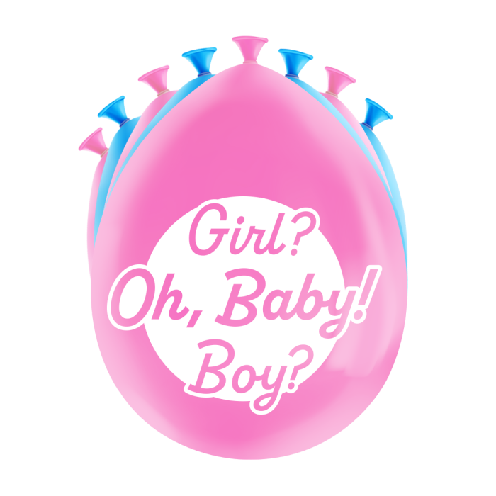 Balloons - Gender reveal