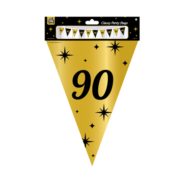 Classy Party Vlaggenlijn 90 jaar