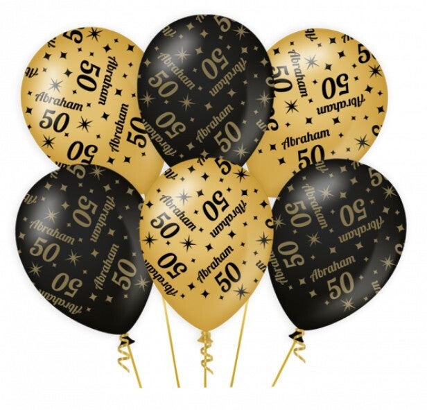 Classy Party ballonnen Abraham 50