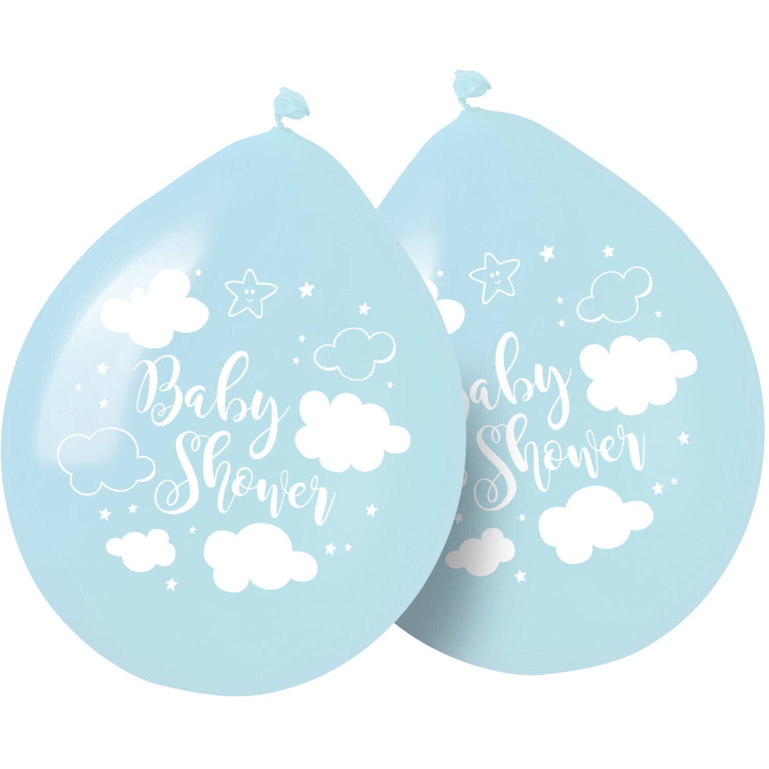 Ballonnen blauw Baby shower
