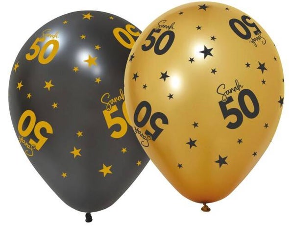 Ballonnen Sarah 50 jaar