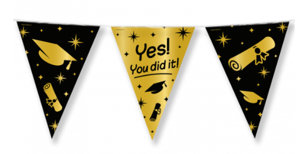 Classy Party flags foil - You did it