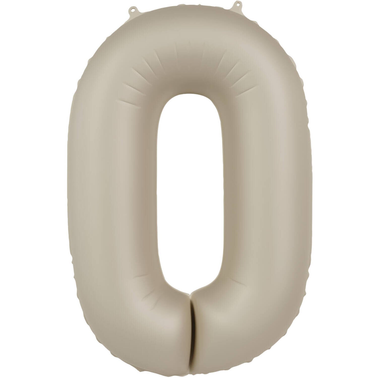 Folie Ballon cijfer 0 Cream Latte 86 cm