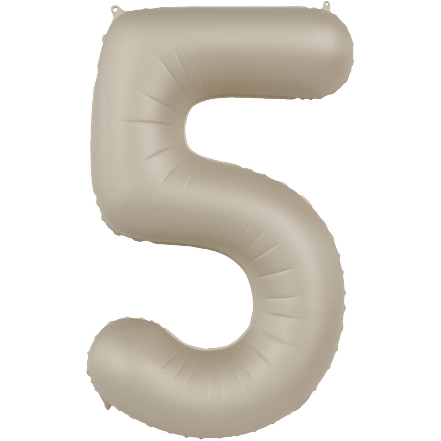 Folie Ballon cijfer 5 Cream Latte 86 cm