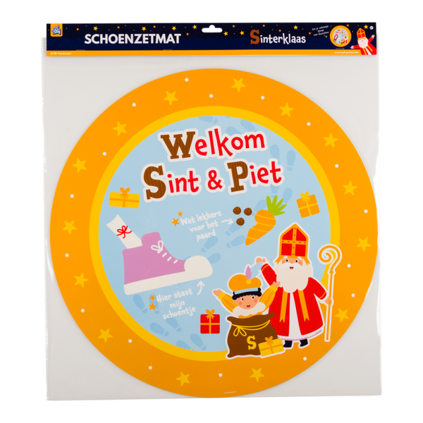 Decoration sign - Sinterklaas schoenzetmat