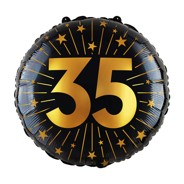 Golden Celebrations Foil Ballon 35 jaar