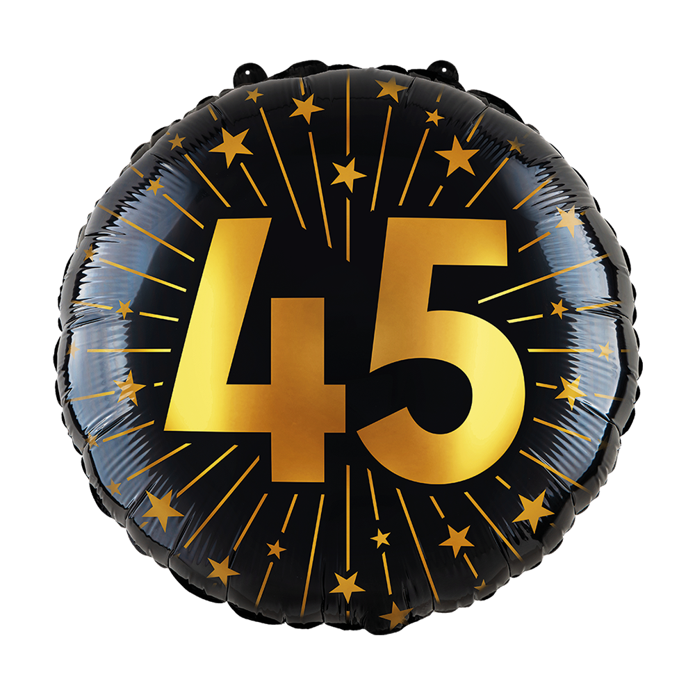 Golden Celebrations Foil Ballon 45 jaar