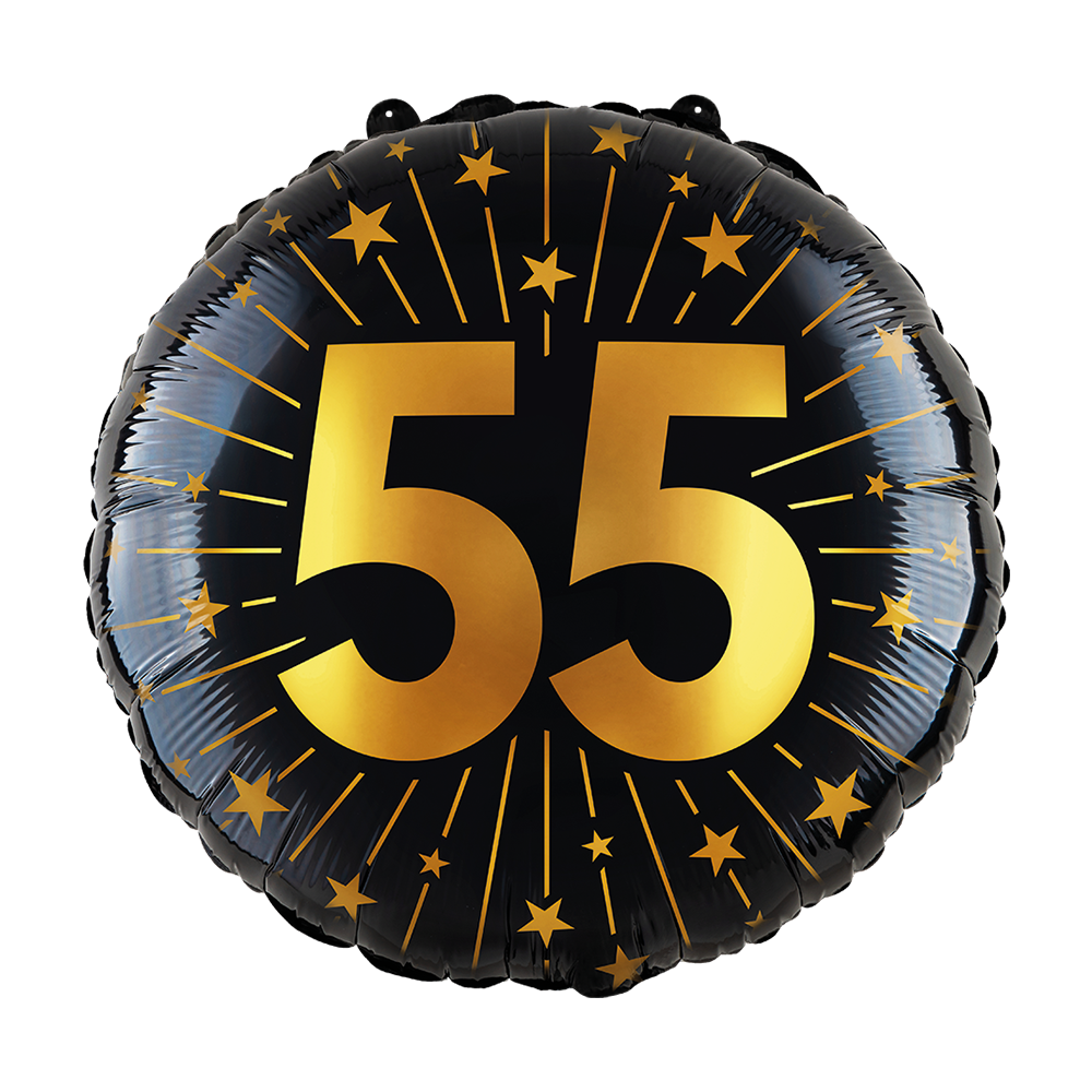 Golden Celebrations Foil Ballon 55 jaar