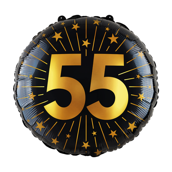 Golden Celebrations Foil Ballon 55 jaar