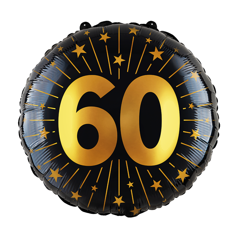 Golden Celebrations Foil Ballon 60 jaar
