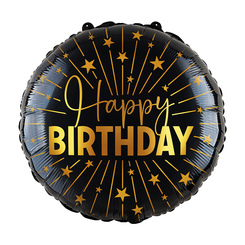 Golden Celebrations Foil Ballon Happy Birthday