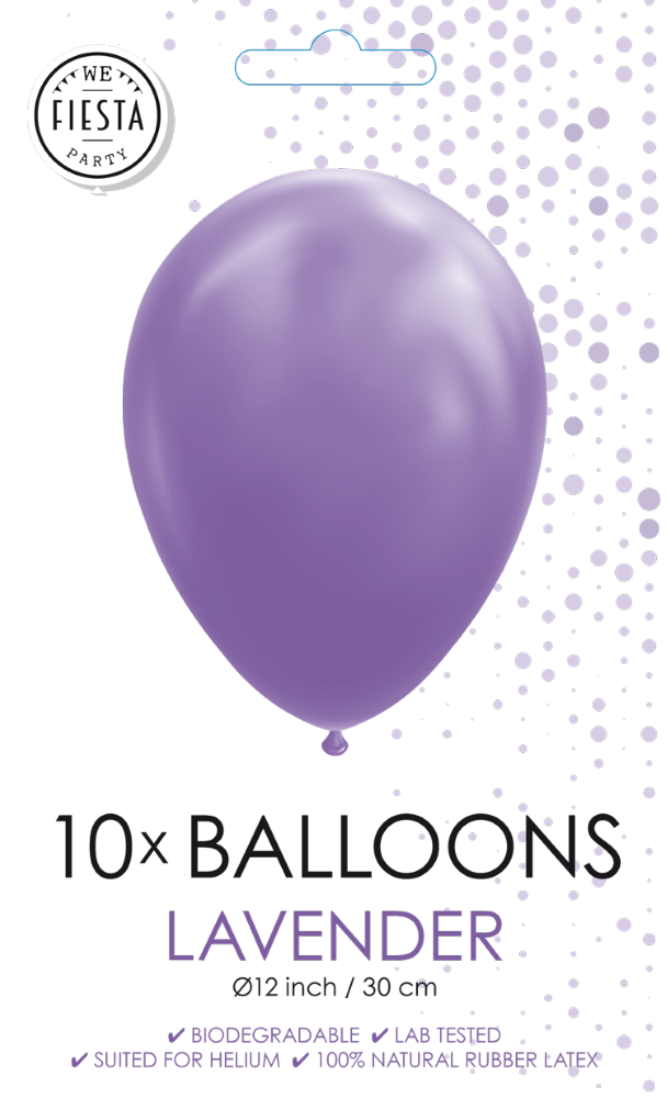 10x Ballonnen Lavendel