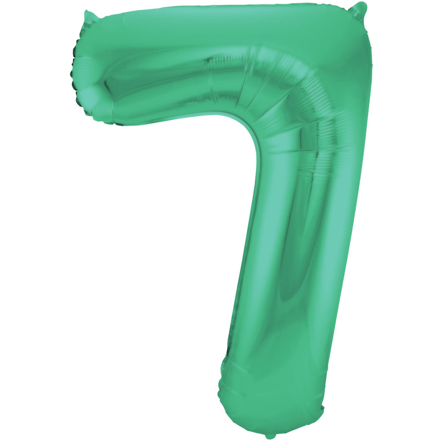 Folie Ballon cijfer 7 Metallic Groen  86 cm