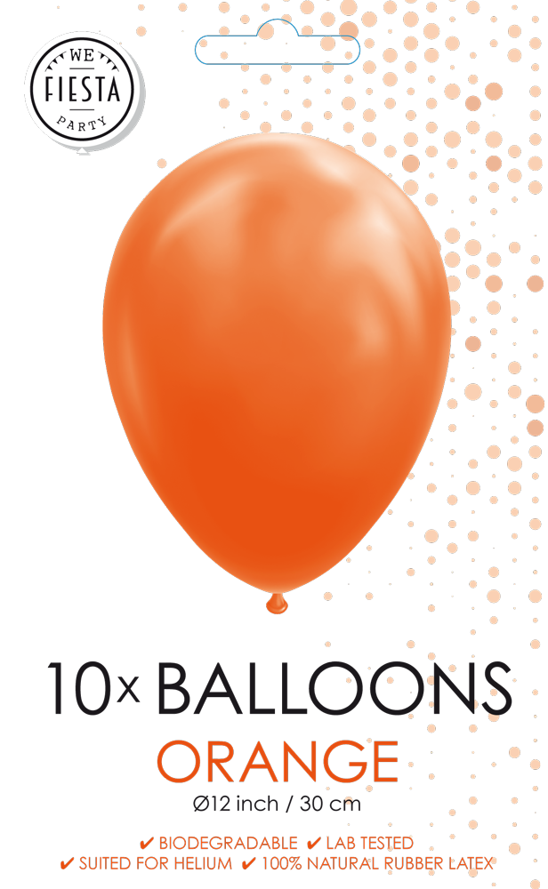 10x Ballonnen Oranje