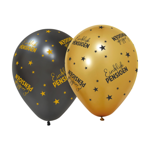 We fiesta Golden Celebrations Ballonnen 6 stuks Pensioen