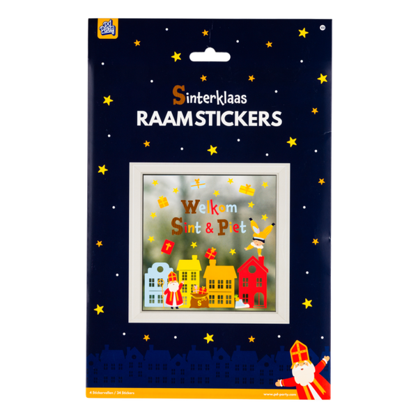 Raamstickers - Sinterklaas