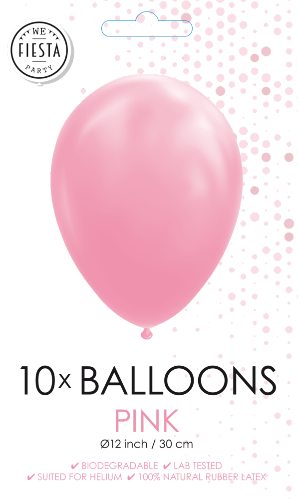 10x Ballonnen Roze