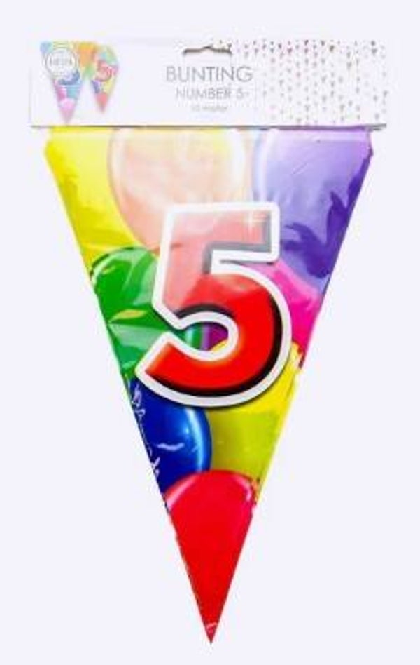 We Fiesta leeftijd vlaggenlijn 5 jaar