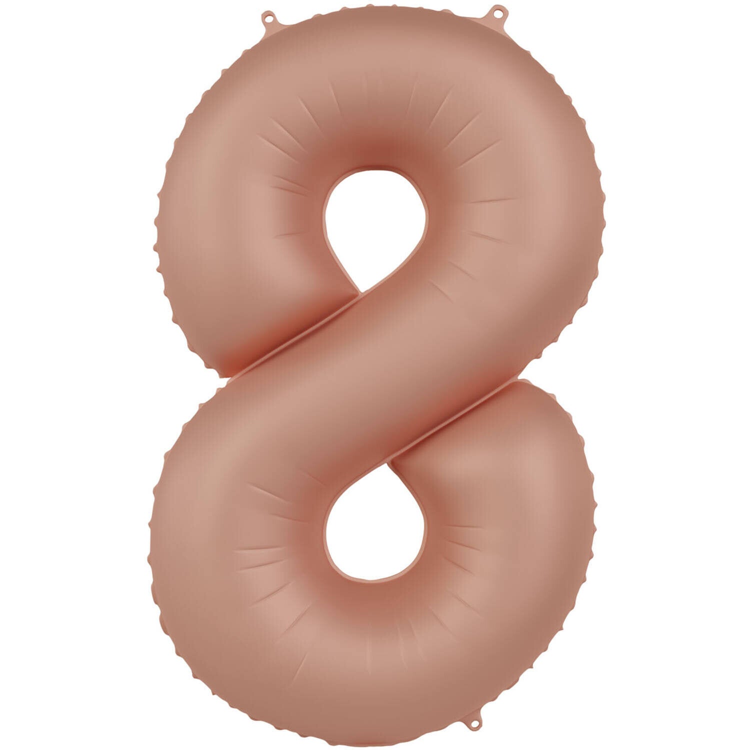 Folie Ballon cijfer 8 Vintage Rose 86 cm